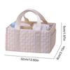 Diary Floral Diaper Caddy Organizer with Removable Dividers Baby Essentials Organizer Gift for Babyshower Newborn Parents Gift