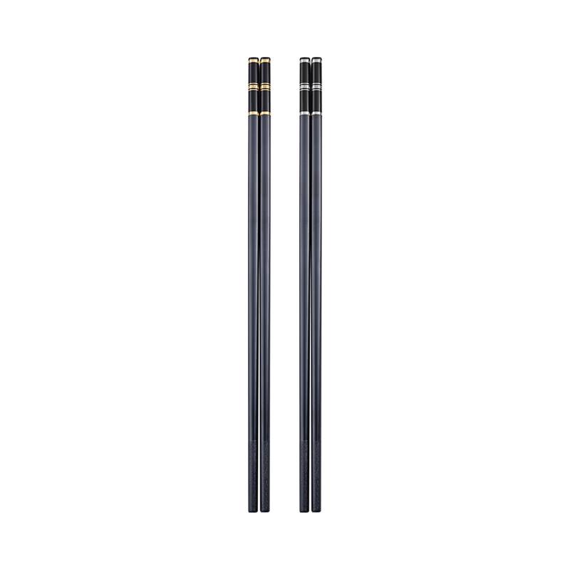 Shuangshihui Japanese Style Alloy Chopsticks Set