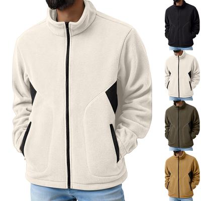 Men's Fleece Collection  Jacket  Coat  Composite Fleece  Keep Warm  Fashion  Outdoor