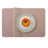 Nordic Style Explosive PU Leather Cloth Pattern Placemat Waterproof, Oil-proof and High Temperature Resistant, Easy To Clean, a Must for Hotels