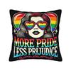 More Pride Less Prejudice  Pillowcases Accessories Printing Cushion Cover Decorative  Pillow Case Cover Car Multi Size