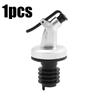 5/1pcs Oil Bottle Stopper Rubber Lock Plug Seal Leak-proof Food Grade Plastic Nozzle Liquor Dispenser Wine Pourer Barware