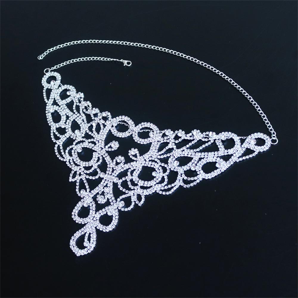 European And American Fashion Jewelry New Bikini Crystal Rhinestone Sexy Hipster Geometric Diamond Body Chain Waist Chain