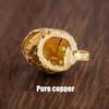 Creative Brass Handicraft Die-Casting Wind Chimes Bell Key Car Button Wind Bell Tibetan Bronze Bell Gift Home Decoration Pendant