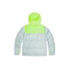 The North Face two-tone logo-print puffer jacket Men's NF0A3C8D-TK1