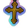 1pc Praying Hands Stickers Window Cling Sticky Decoration Religious Praying Hand Pattern Car Window Decals for Truck Motorcycle