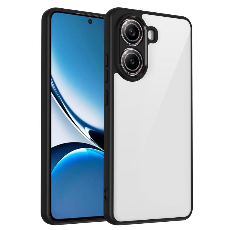 For Xiaomi Poco X7 Pro 5G Case Plating Silicone Bumper Shockproof Clear Back Cover Hard Matte Case for Xiaomi Poco X7 Pro 5G