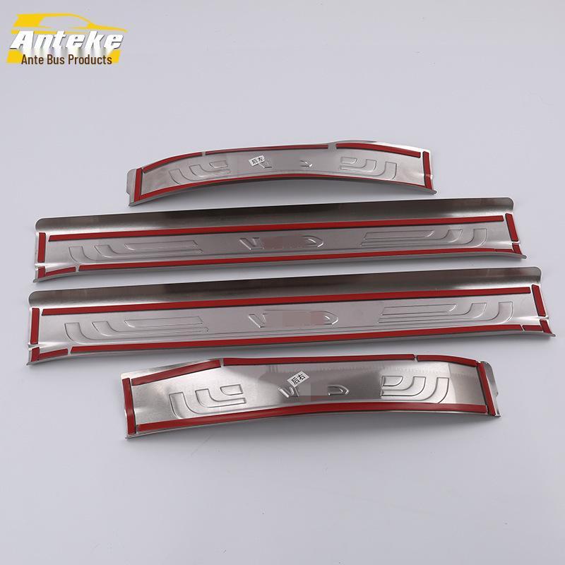 Stainless Steel Door Sill Trim for 12-15 CRV - Bright Strip Trunk Bumper Welcome Pedal Decoration