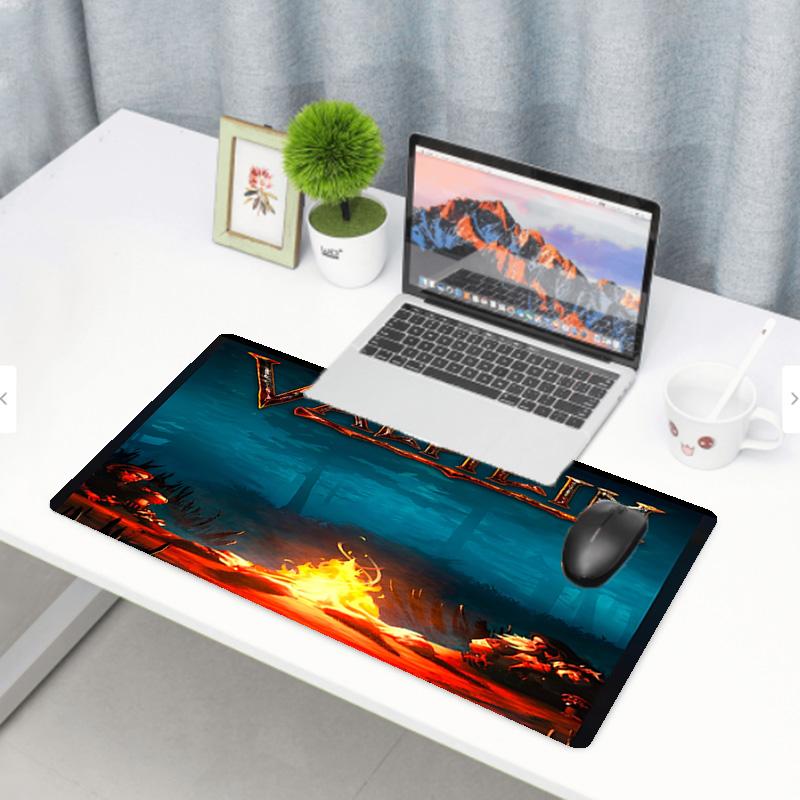 Valheim Print Mouse Pad, Anti‑Slip Desktop keyboard Mat, for PC Laptop Gaming Working Daily Use, Cool Festival Birthday Gift