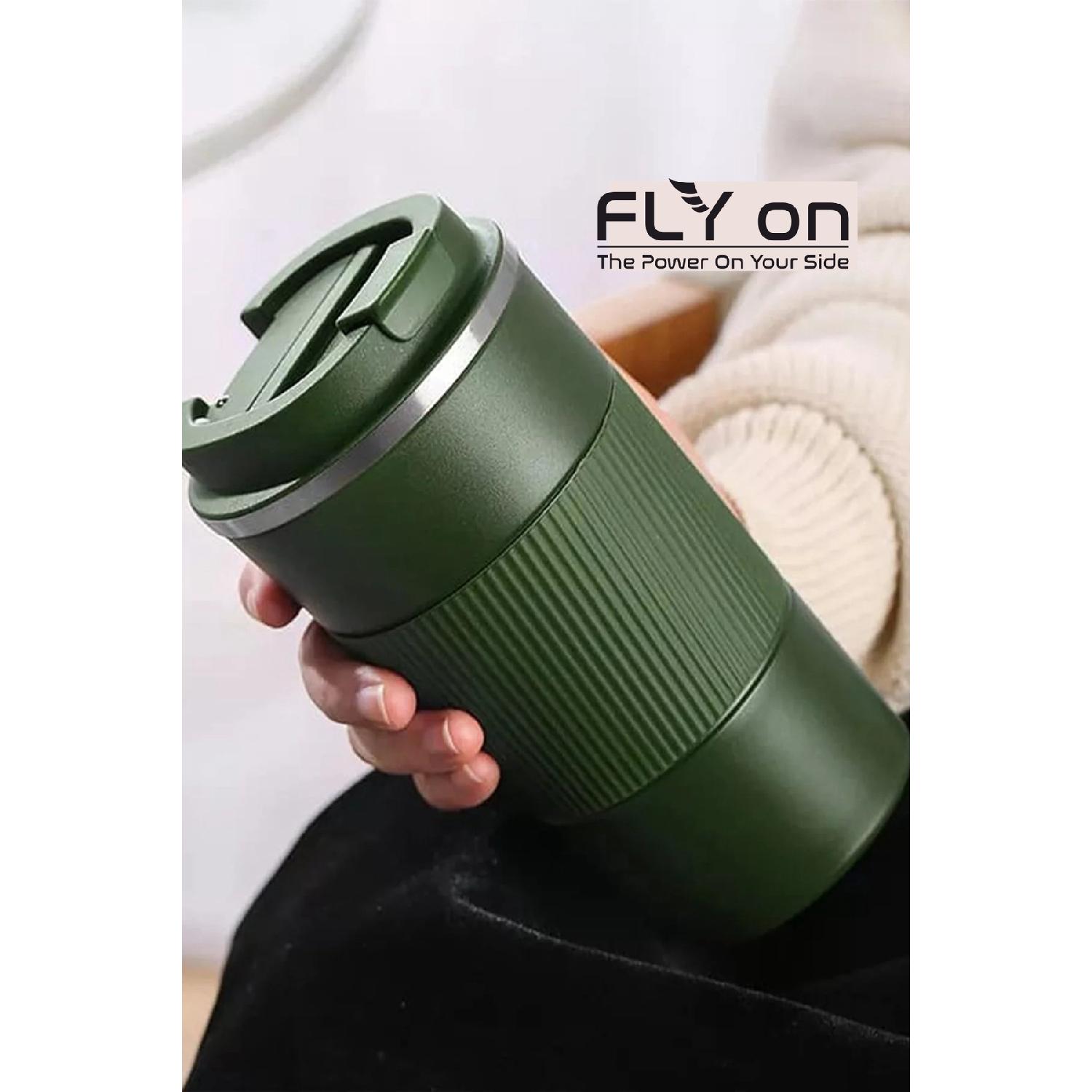 

Double Layer Stainless Steel Leak Proof Thermos Cup 500 Ml Mug Vehicle Coffee Tea Thermos -549 червоний
