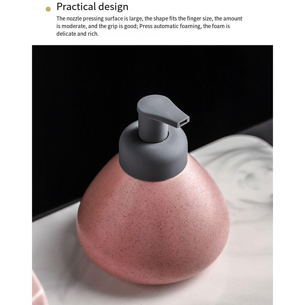 Ceramic Lotion Foamer Dispenser Multi-shape Foamer Sparkling Bottle  Cosmetic Containers