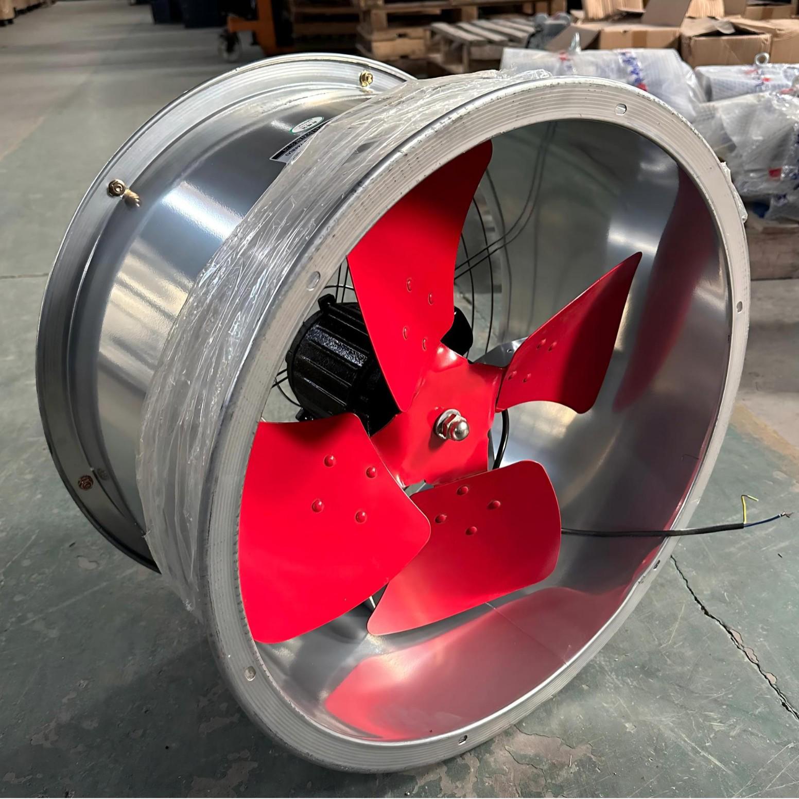 High-Power Industrial Axial Exhaust Fan for Kitchen Range Hood