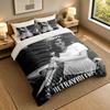 Juego de Ropa de Cama de 3 PiezasLana Del Rey Sábana Suave y Dos Fundas de Almohada Decoración para Dormitorio del Hogar