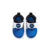 Nike Team Hustle D 9 Mid Top Toddler Shoes Blue White Black Infant And Toddler AQ4226-405