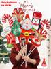 6pcs Mini 16inch Christmas Balloons Aluminum Foil Balloon Xmas Tree Gingerbread Man Santa Birthday Party Holiday Decoration Gift