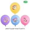 10-40Pcs Cartoon Unicorn Latex Balloons Girls Rainbow Unicorn Theme Birthday Party Decoration Supplies Kids Gift Helium Globos