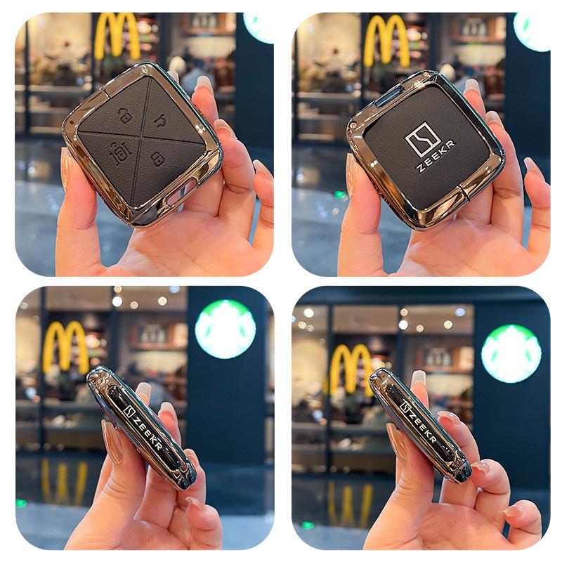 Zeekr 001/007GT/7X/009X Schlüsseletui: Schutz-Metallgehäuse mit Schnalle für Fernbedienung