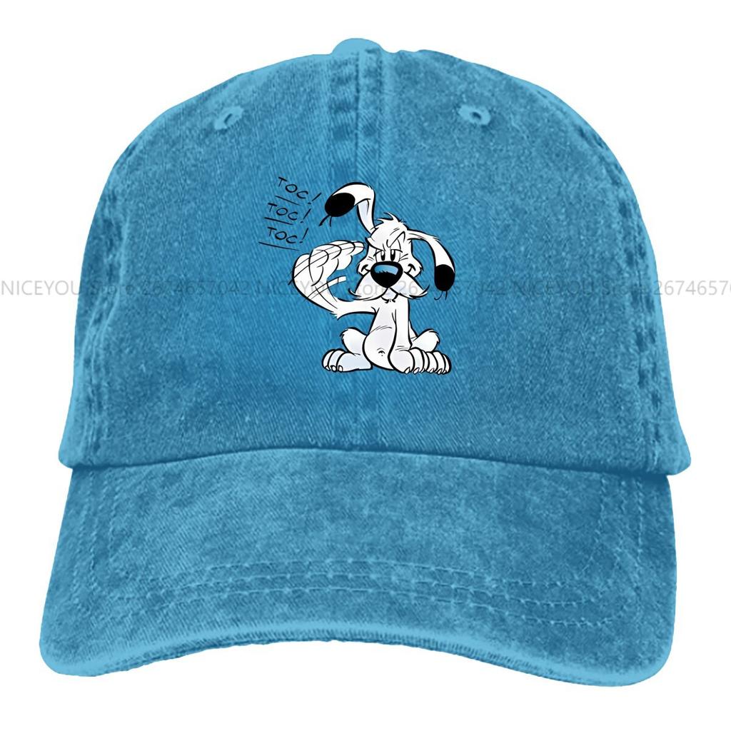 Sommerkappe Sonnenschild Kawaii Hip-Hop-Kappen Asterix und Obelix Cartoon Comic Cowboyhut Schirmmützen