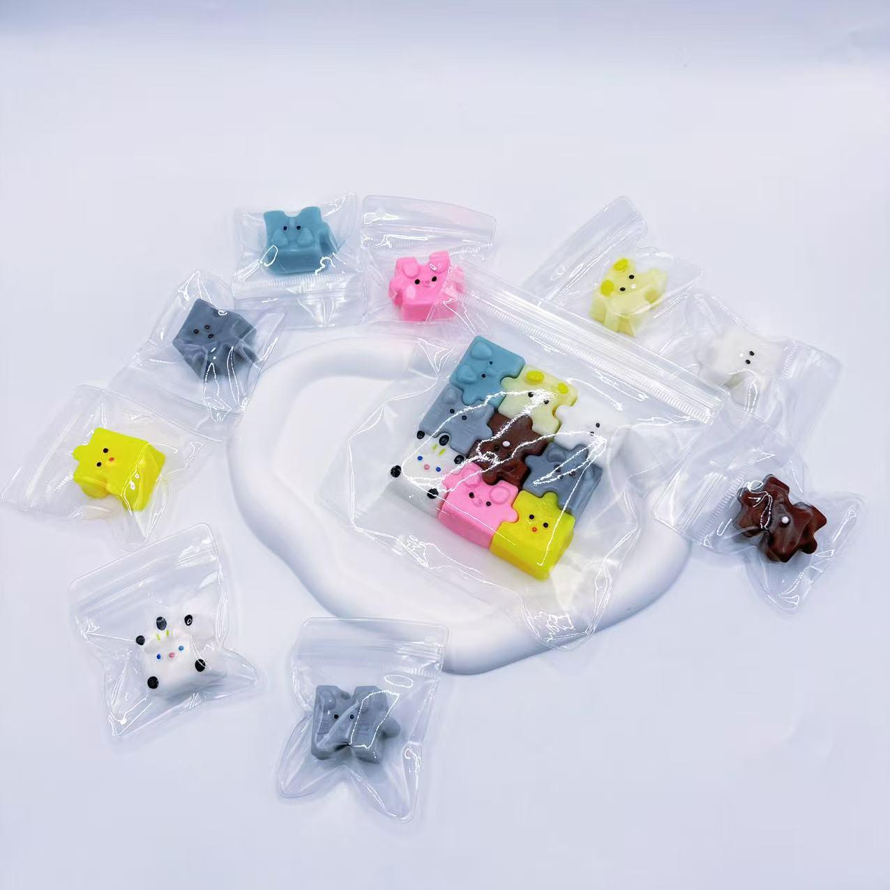 Мультяшная животная игрушка-антистресс с медленным отскоком – Супермягкая глиняная головоломка-игрушка для снятия стресса