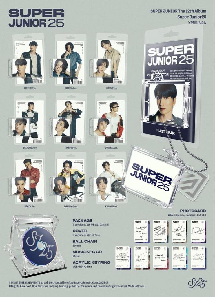 [USED] SJ 12th Regular CD S Mini Ver. (Donghae)