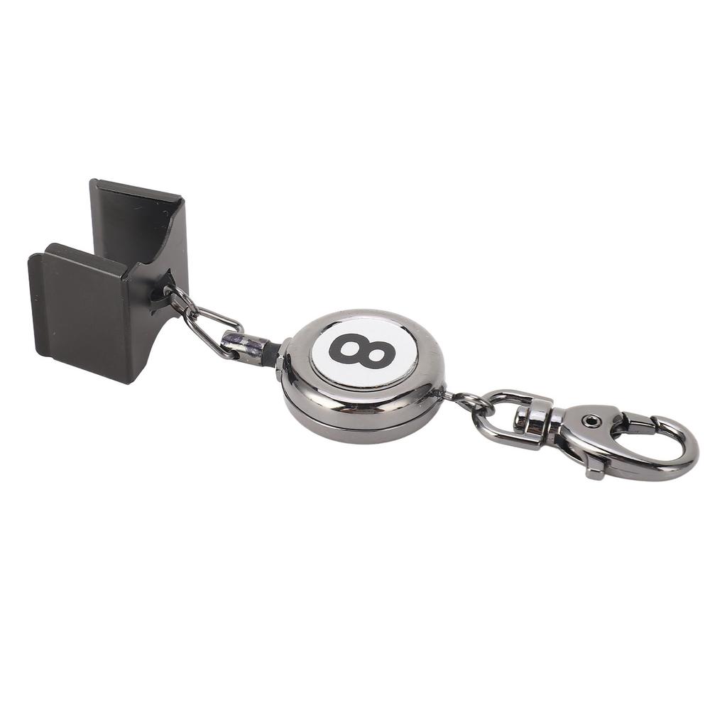 Billiard Chalk Holder Black Automatic Telescoping 48cm Portable Pool Cue Chalk Case for Billiard Accessories