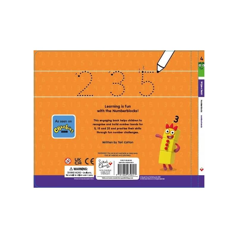 Numberblocks Number Bonds: A WipeClean Book