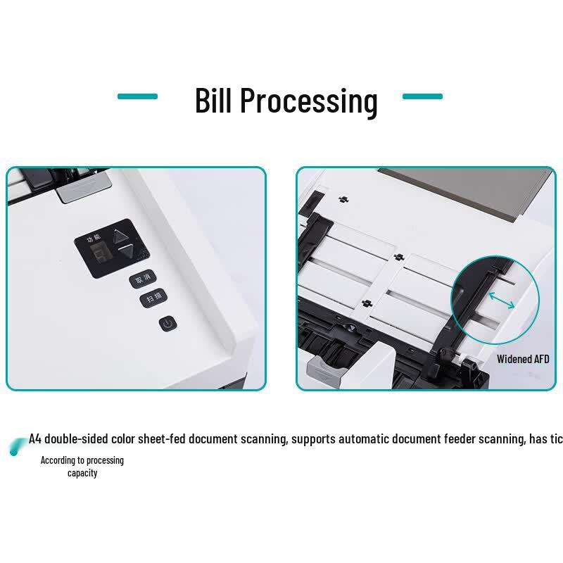 LANXUM A4 Color Duplex Sheet-fed Scanner CN Plug (adapter Included)