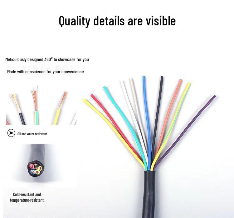 RVV Multicore Soft Sheathed Control Cable - 12 to 30 Cores