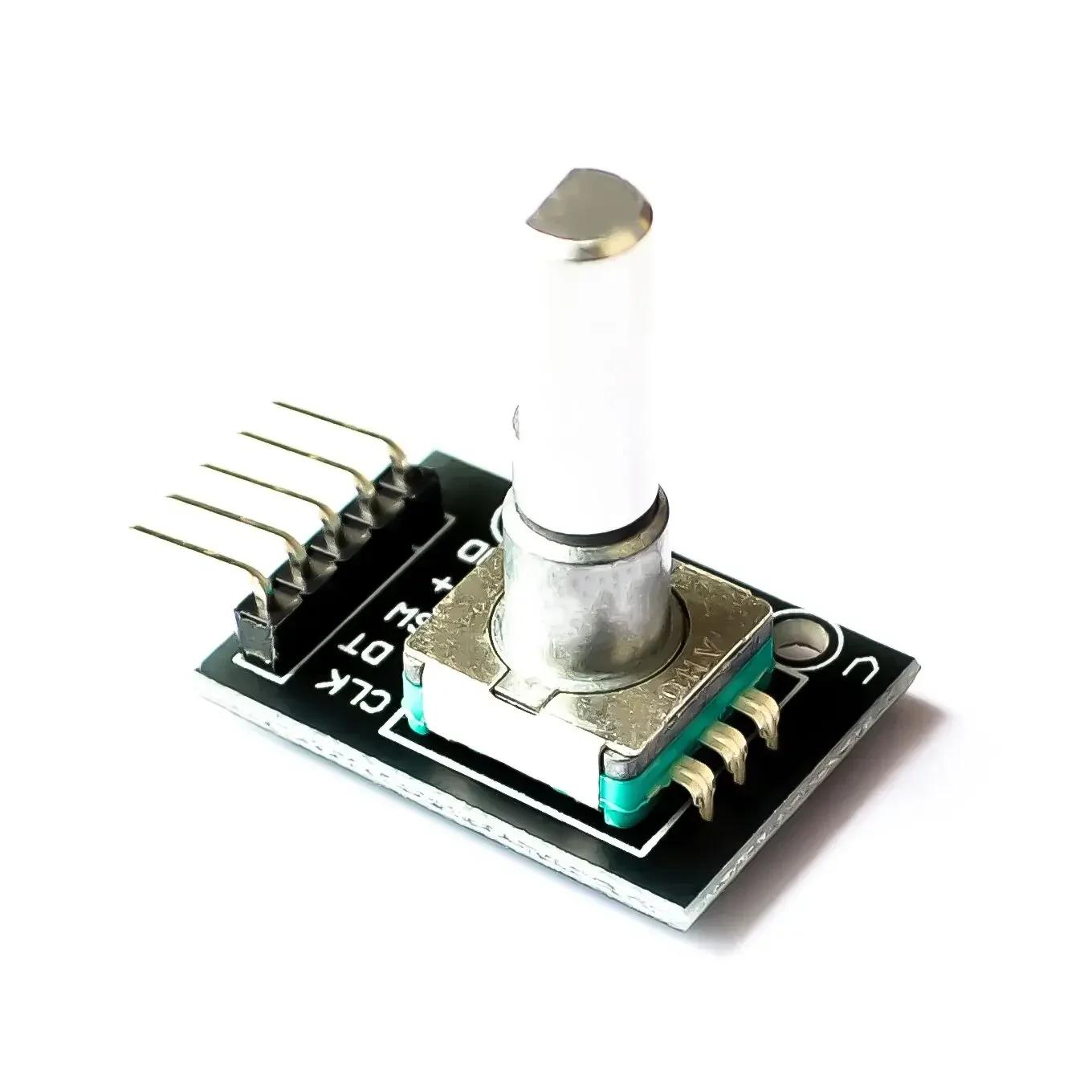 

1pc 360 Degrees Rotary Encoder Module Brick Sensor Switch Development KY-040 Rotary Encoder Module for Arduino