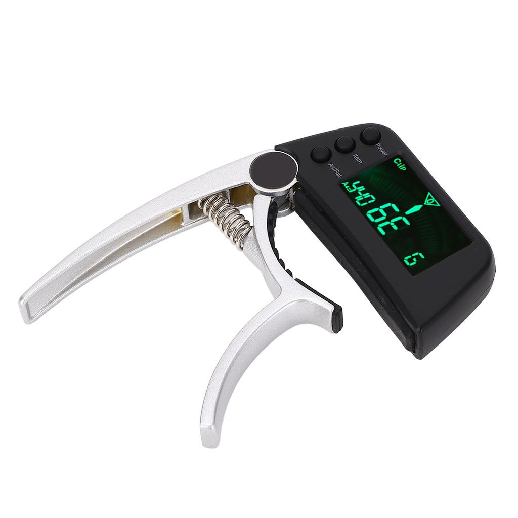 2 In 1 Guitar  Tuner LCD Display Digital Tuning  for Acoustic Electric Classical Guitars Uku