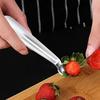 Tomato Strawberry Seed Remover Fruit Coring ToolStainless Steel Kitchen Gadgets Top Stem Remover Portable Easy Handling