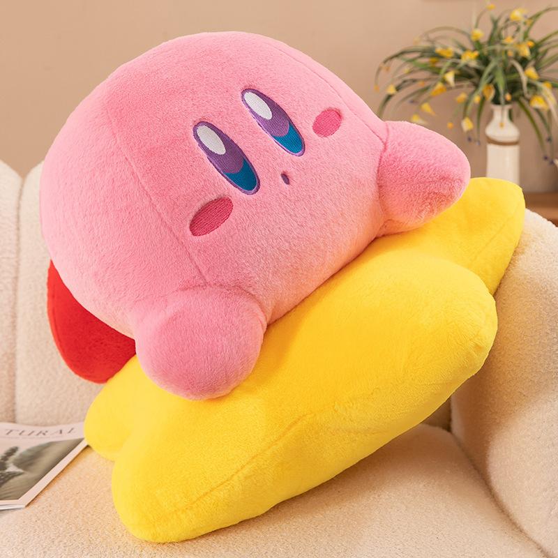 Kawaii Kirby Plush Toy 30/60 CM Kirby Stuffed Doll With Star Pillow Cute Soft Sleeping Companion For Birthday Xmas Gift