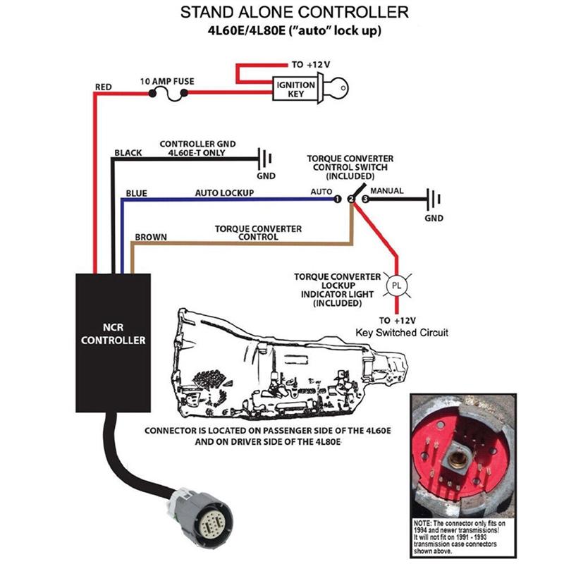 Excellent-4L60E Stand Alone Controller Shift Conversion For 4L60E Transmission Case Accessories чёрный