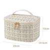 Korean-style Large-Capacity Cosmetic Bag, Niche Design Portable Makeup Case with Handles, Cute Toiletry Organizer for Travel