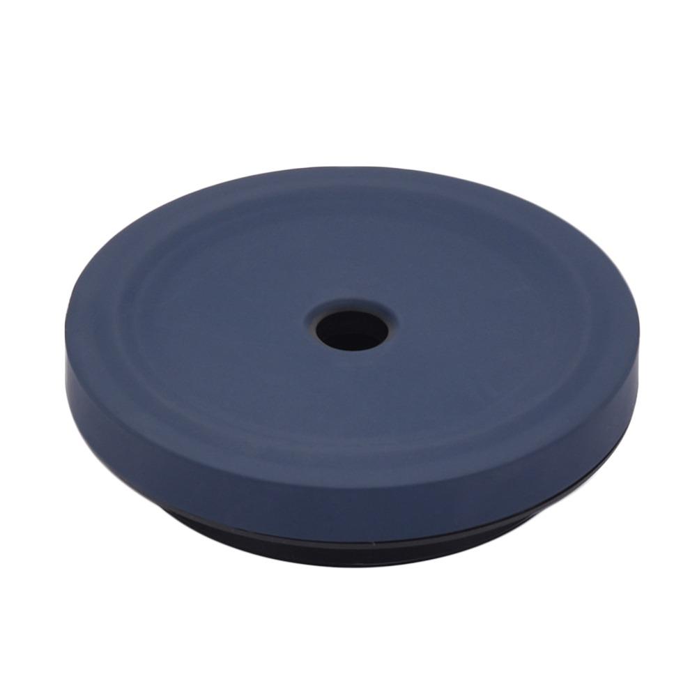 Stainless Steel Milk Tea Cup Lid With Straw Hole Bottle Cover Portable Straw Cup Accessories