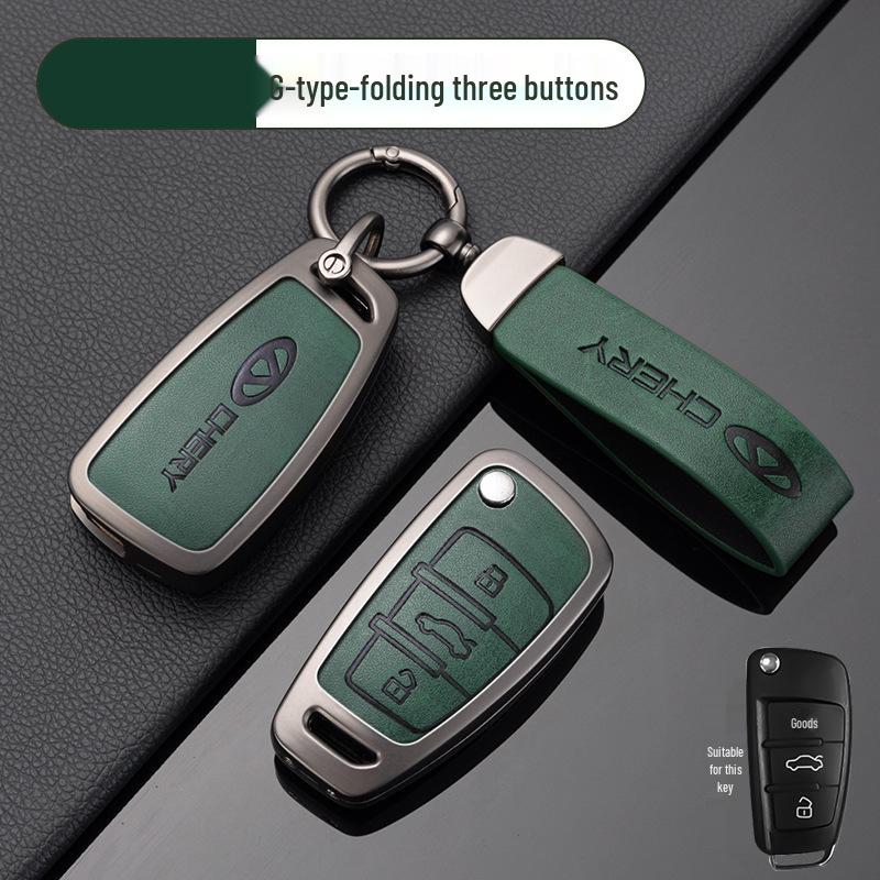 High-End Voll-Schlüsselhülle für Chery 5x, Tiggo 3x, Exeed TX, Tiggo 7 - Unisex Design