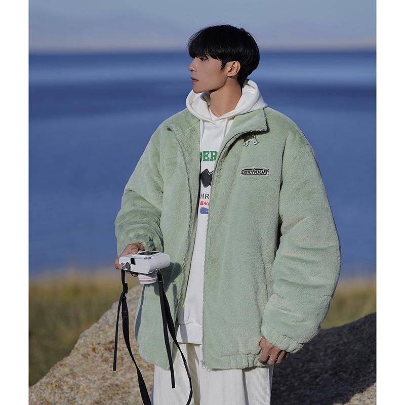 Осенне-зимнее новое мужское модное и универсальное утепленное хлопковое пальто — фото 5