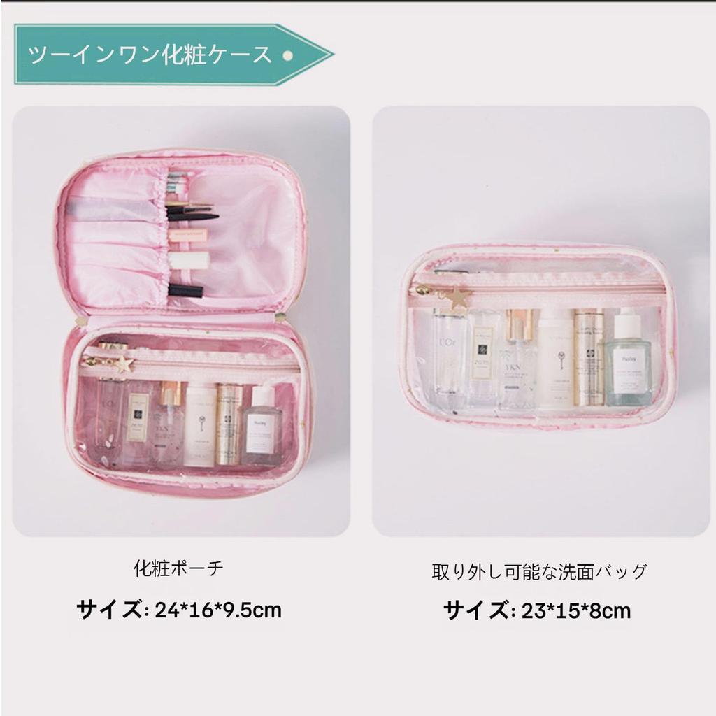 Yodilala Gold Stamp Makeup Large Portable and Steel Frame Square Blue Steel Frame Bag Women's Pouch, Capacity, Compact, Design, Dual-Function Pan,