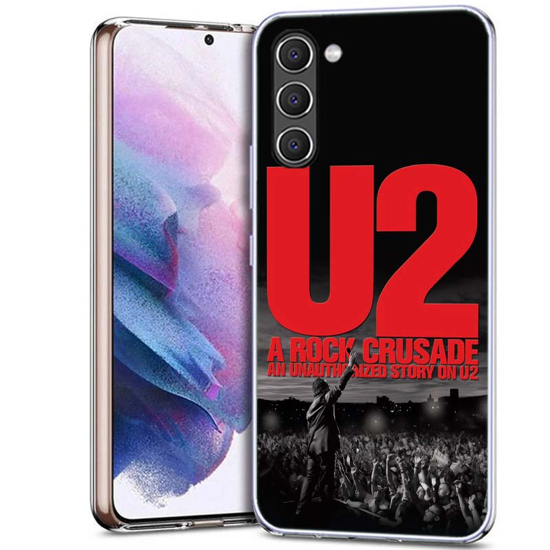 Band U2 Phone Case for Samsung A54 A14 A24 A34 A17 A37 A57 A55 A35 A25 A15 A13 A23 A33 A53 A07 A05S A04S A03 A73 Galaxy Note 20