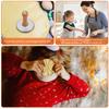 3 Pcs Cookie Stamp Rustproof Cookie Cutter Mold Press Wooden Handle Cookie Embosser Molds DIY Baking Gadget for Home and Kitchen