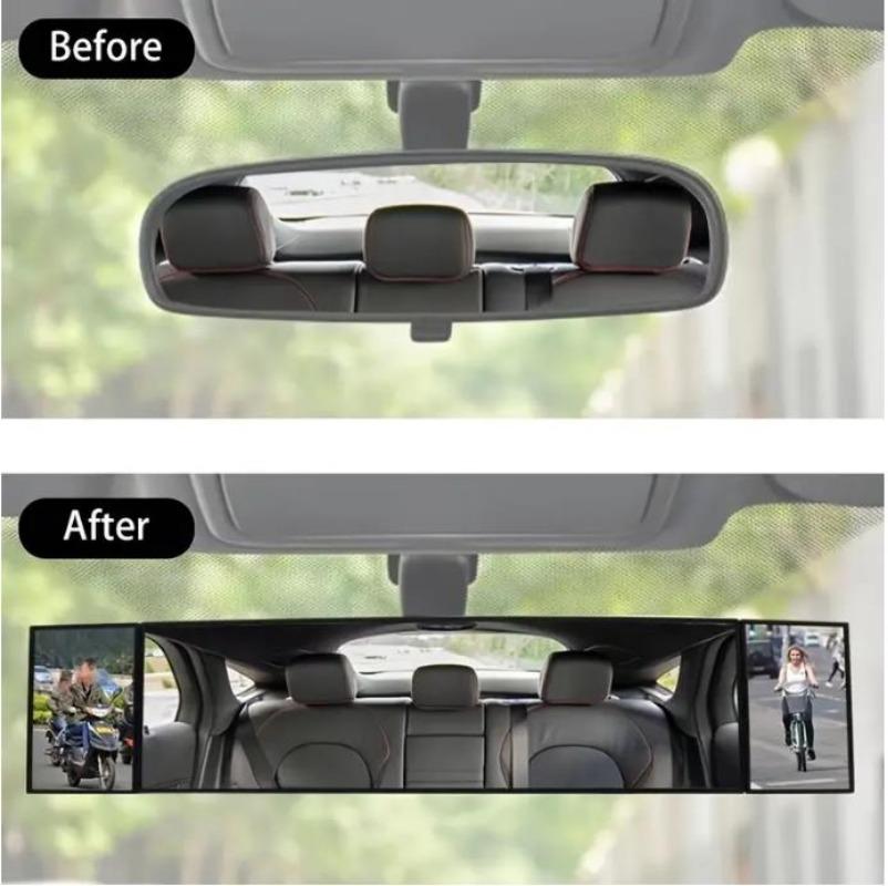 Universal Foldable Lengthen Car Truck Wide Angle Convex Rearview Car Driving Safety Interior Rear View Rotate Blind Spot Mirrors