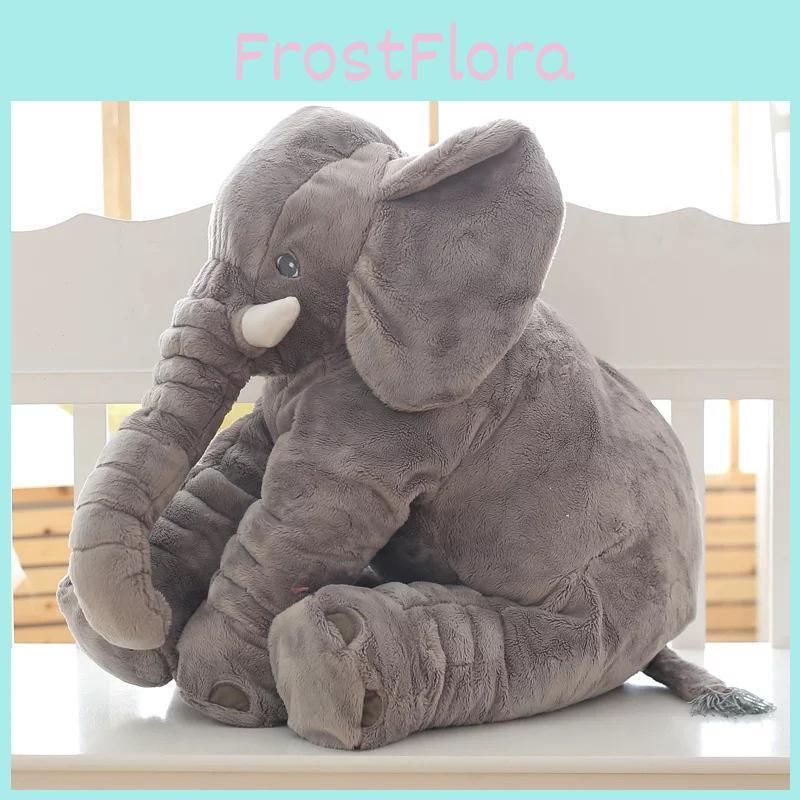 Ultra-soft Plush Long Nose Elephant Pillow Perfect For Kids And Baby Gifts