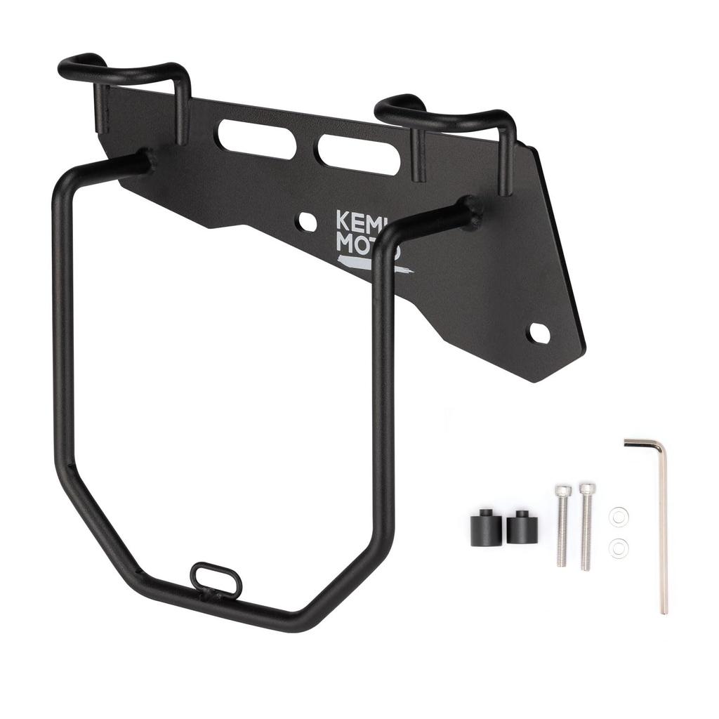 Kemimoto Motorcycle Side Bag Support for Kawasaki Right Side Black Eliminator/SE (24) Only, High-Strength