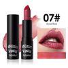 12 Colors Glitter Lipstick Waterproof Long Lasting Diamond Pearlescent Metallic Lipstick Black Lipgloss Women Lips Makeup Cosmetic