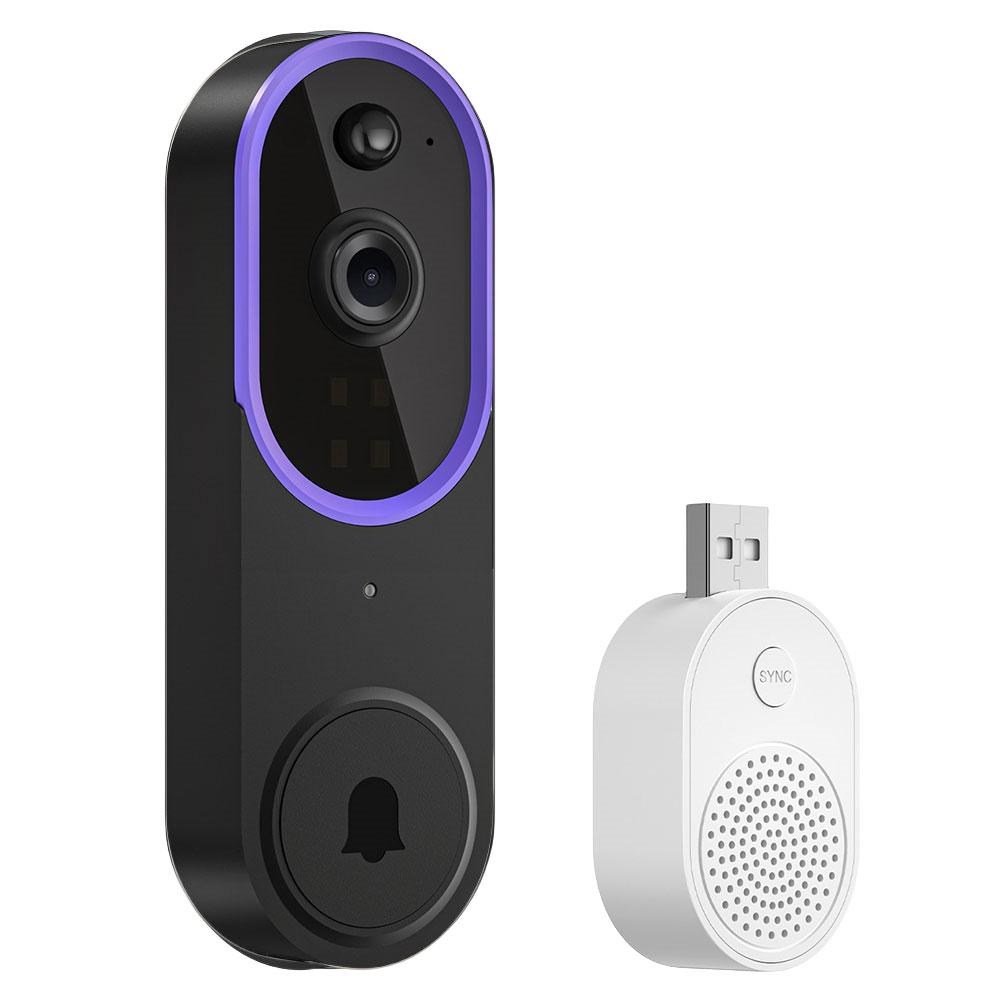 Waterproof 5G 2.4G WiFi Video Doorbell 1080P Smart Home Wireless Intercom Camera Door Bell for Security Protection Accessory