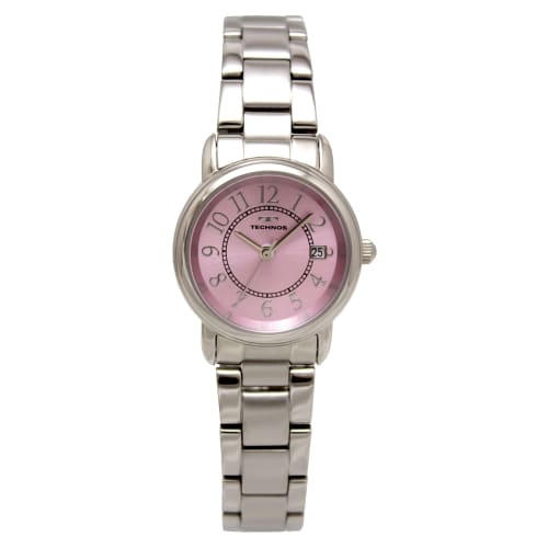 

Technos Date Watch T4920SP Women s Silver