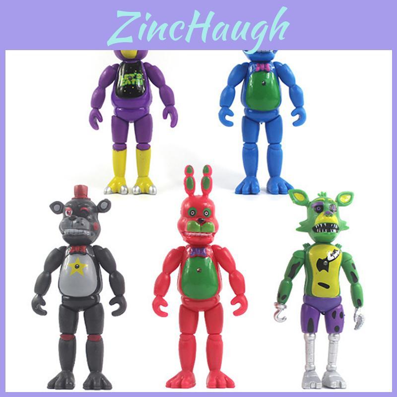 Żywe 5 sztuk Jasne Figurki Akcji Five Nights At Freddy's Zestaw Do Dekoracji Tortu