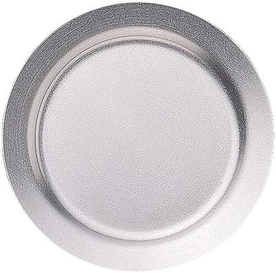 Vintage Inox Round Serving Plate, 154mm, Made In Japan, Authentic VINTAGEINOX, Ideal for Cafes and Restaurants, Stainless Steel with Aged Finish,