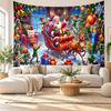 Christmas Printed Tapestry Wall Hanging For Bedroom Living Room Wall Decor Holiday Gift