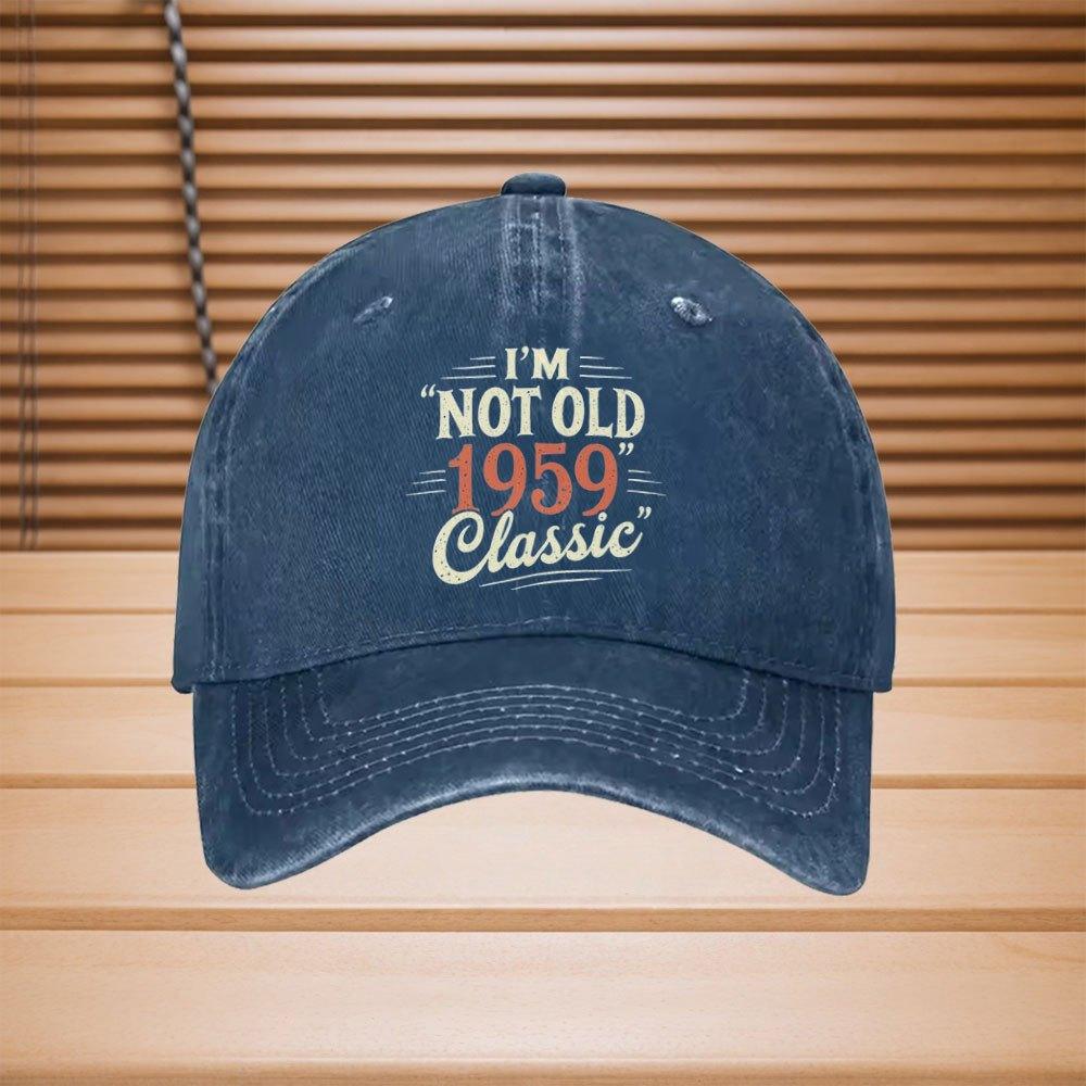 IM NOT OLD Retro Baseball Cap Adjustable Vintage ss Inspired Unisex Hat for Casual Themed Events